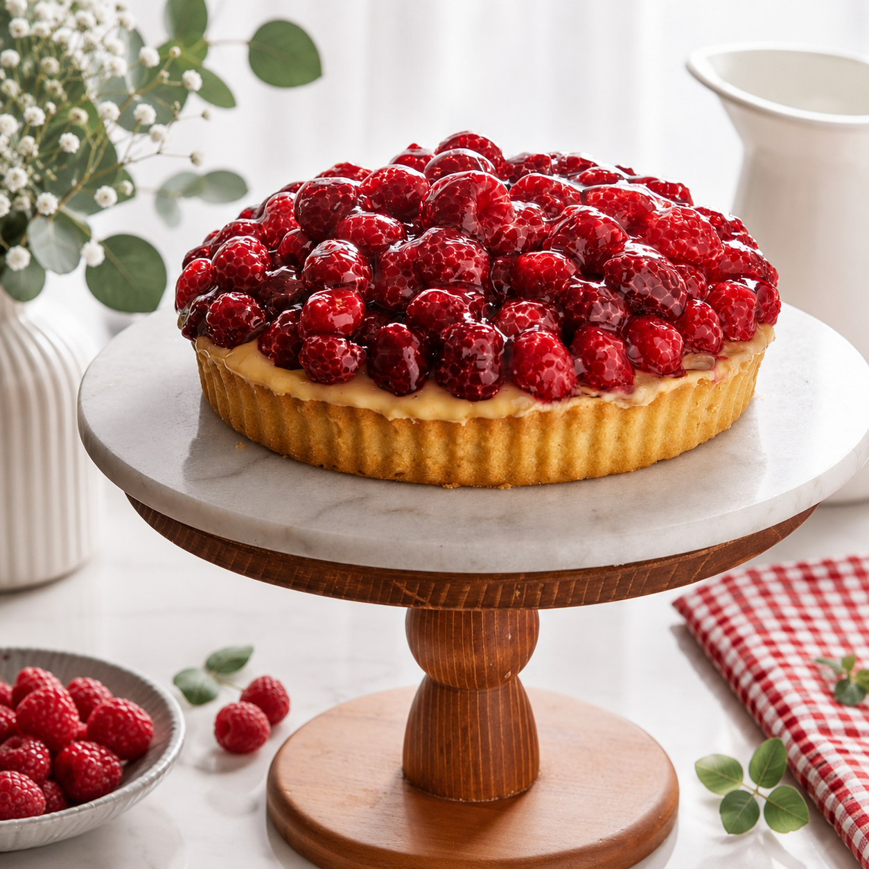 Frambuazlı Tart
